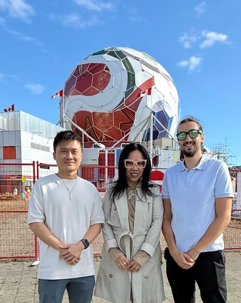 Calvin Wahyudi, Evelyn Y.K. Lee, and Enrico Fioretti in Vancouver, British Columbia